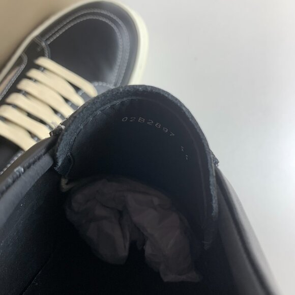 Rick Owens Black and Cream Sneakers - Picture 11 of 11